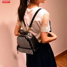 Роскошный модный женский рюкзак со стразами, женская белая сумка на плечо со стразами, школьные рюкзаки для девочек в студенческом стиле