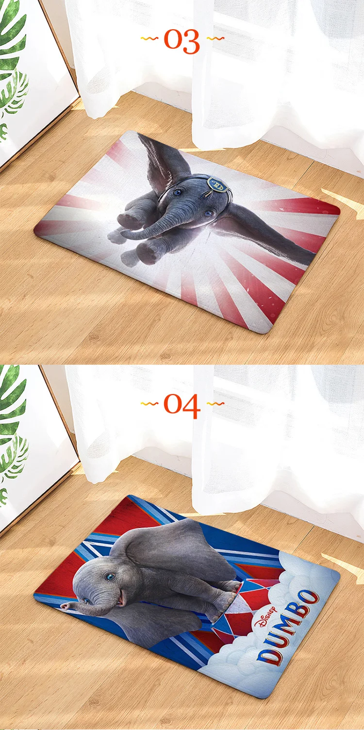 IVYYE Fly Elephant Customized Anime Mat Decoration Home Carpets Cartoon Rug Bedroom Floor Mats Bath Plush Rugs Doormat NEW