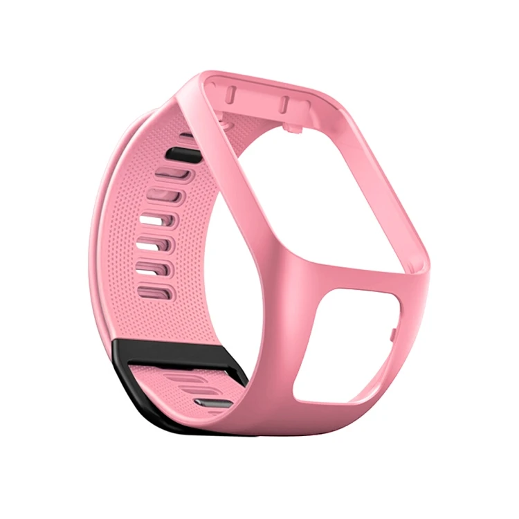 Ремешок для часов TomTom Runner 2 3 Cardio Music сменный Браслет ремешок для часов браслет для TomTom ADVENTURER/Golfer 2 - Цвет: Pink