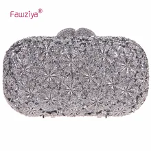 Fawziya Small Bags Women Crystals Floral Clutch Bags For Womens Purses And Handbags