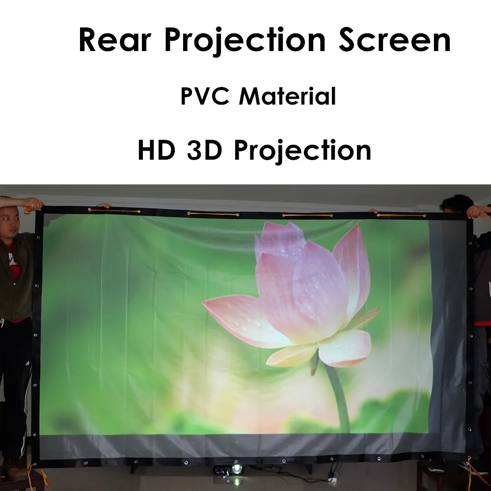 Rear projection home theater screen Rear projection home theater screen