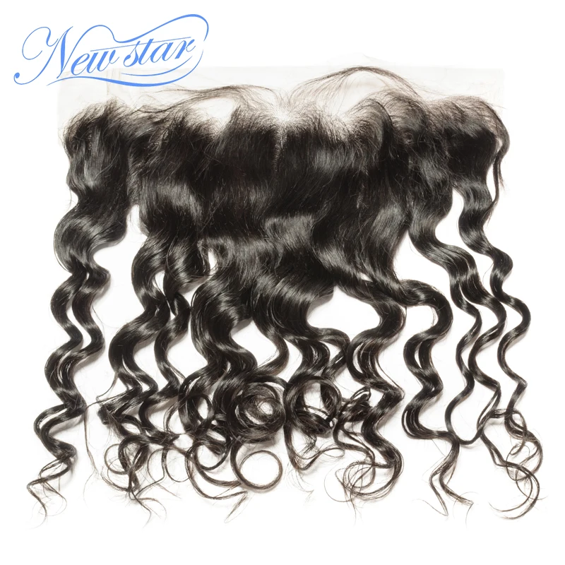 

New Star 13x4 Lace Frontal Closures Brazilian Loose Body Hair 100% Virgin Human Hair Pre Plucked Hairline Ear to Ear Closure