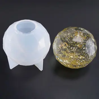 

Three-dimensional Multi-faceted Multilateral Cutting Ice Hockey Silicone Mold Ball Shape Resin Type Epoxy Tool Pendant Jewelry