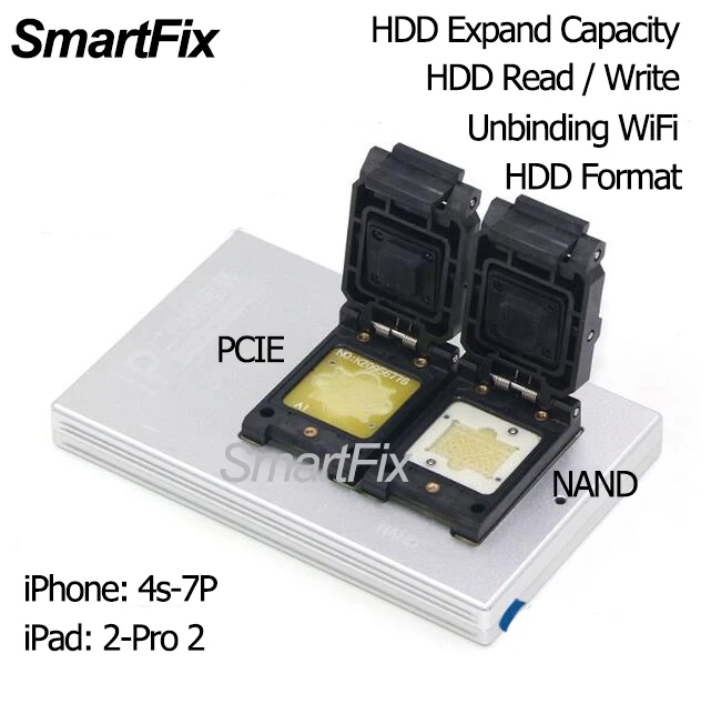 

SmartFix iP Box High Speed Programmer for iPhone 5 5c 5s 6 6p 6s 6sp 7 7p HDD Hard Disk Read Write Repair Tool for iPad iCloud