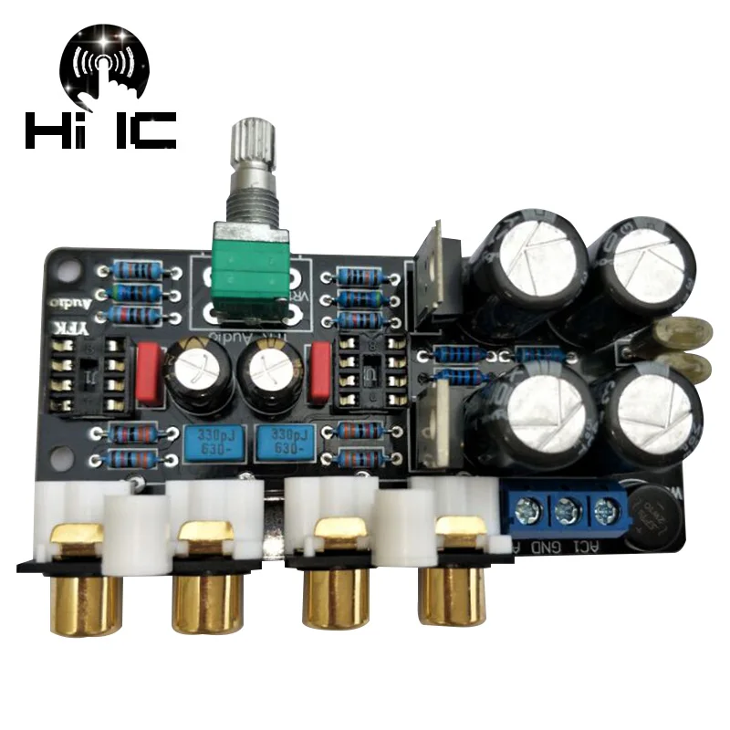 AD827 OP AMP Hi Fi предусилитель усилитель плата 317 337 два регулятора база на музыкальном
