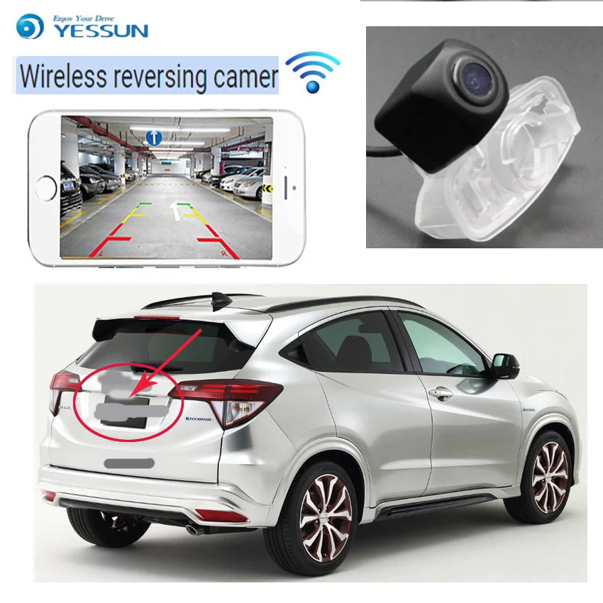YESSUN Автомобильная камера заднего вида HD для Honda hr ~ v hrv HRV Vezel 2013 2018 XRV X RV 2014 2015|Камера