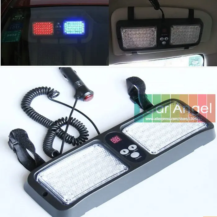 20W Sun Visor Car Truck Warning Light Strobe Flashing Beacon Emergency