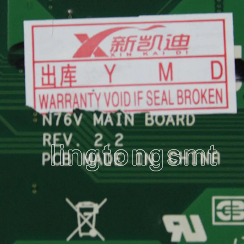 GT630M/GT635M 2 Гб N76V материнская плата для ноутбука For Asus N76VJ N76VB N76VZ N76VM REV: USB 3 0 полностью