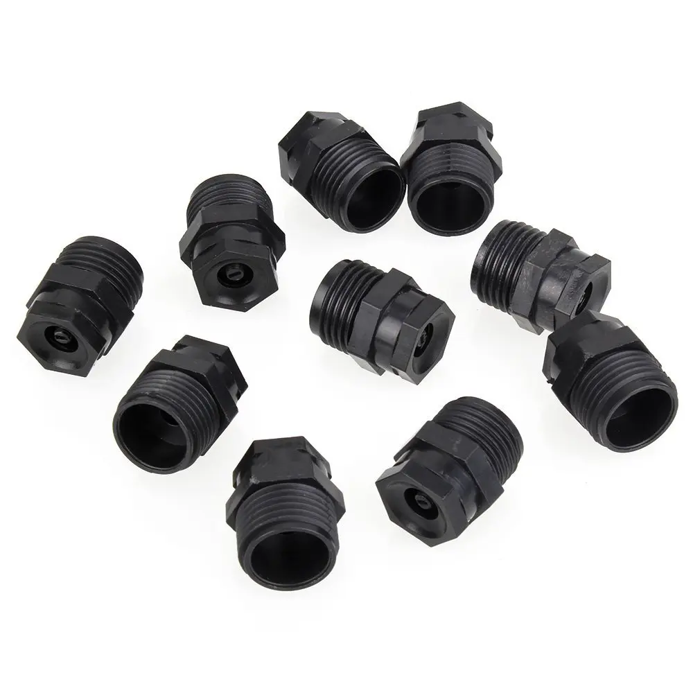 

Plastic 1/2" Male Thread Nozzle Spray Sprinkler Head For Irrigation Pack Of 20