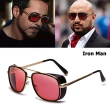 JackJad, модные солнцезащитные очки в стиле "Железный человек 3", "Тони Старк", "Стимпанк", мужские винтажные классические солнцезащитные очки в стиле панк, солнцезащитные очки Oculos De Sol C-61