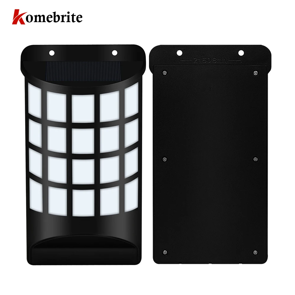 Komebrite Солнечный свет Водонепроницаемый пламени мерцающего Танцы настенный