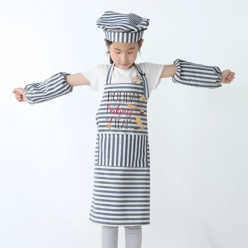 

Kindergarten children painting with art painting aprons gowns lovely children clothes antifouling logo print apron