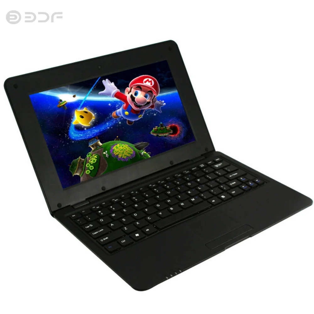 BDF 10.1 Inch Notebook laptop Computer HDMI Quad Core Android 5.1 HDMI Wi-fi Mini Netbook Bluetooth RJ45 Slot