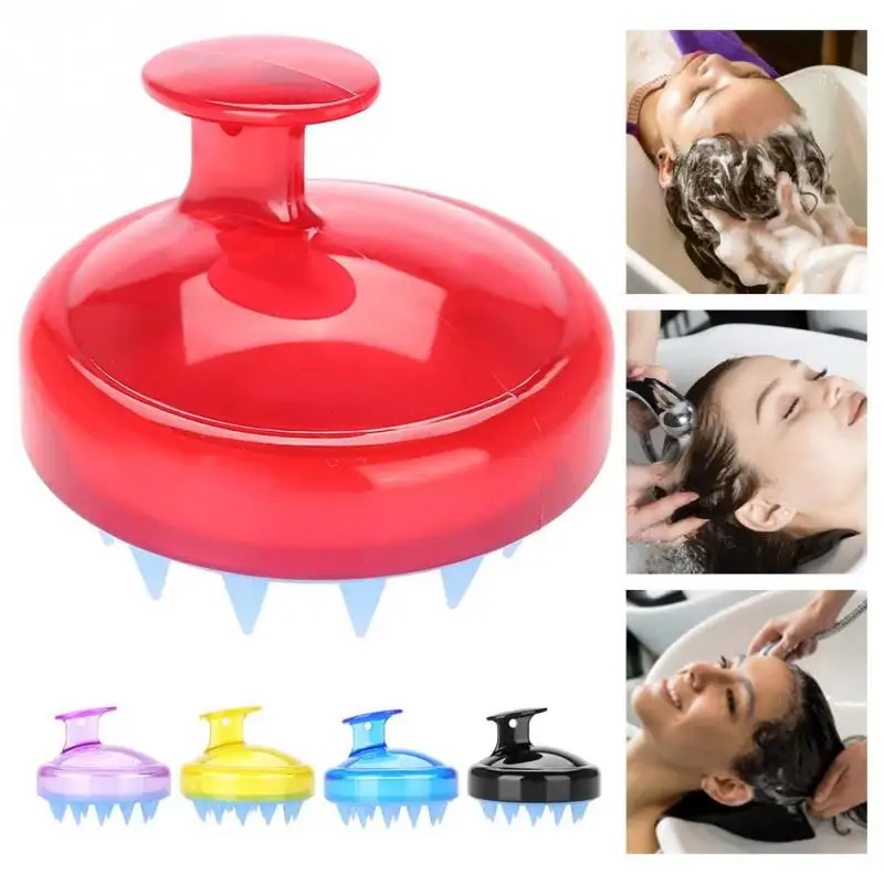 5 цветов шампунь для кожи головы душ мытье волос Массажер профессиональные расчески для волос Расческа l
