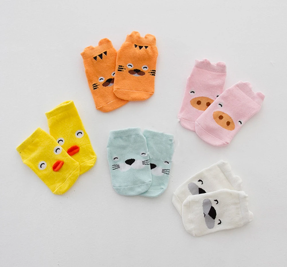 

Baby Accessories Unisex Animal Socks 3D Printed Cute Cat Xmas Low Cut Ankle Cotton Socks Cartoon Leg Warmers Gifts Brithday 2019