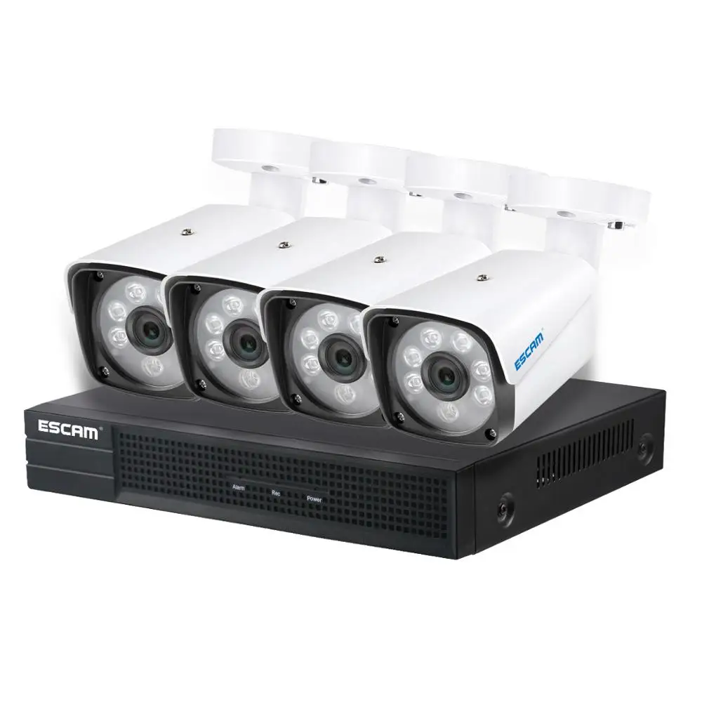 ESCAM PNK001 4CH 1080P WIFI IP Camera POE NVR Kit