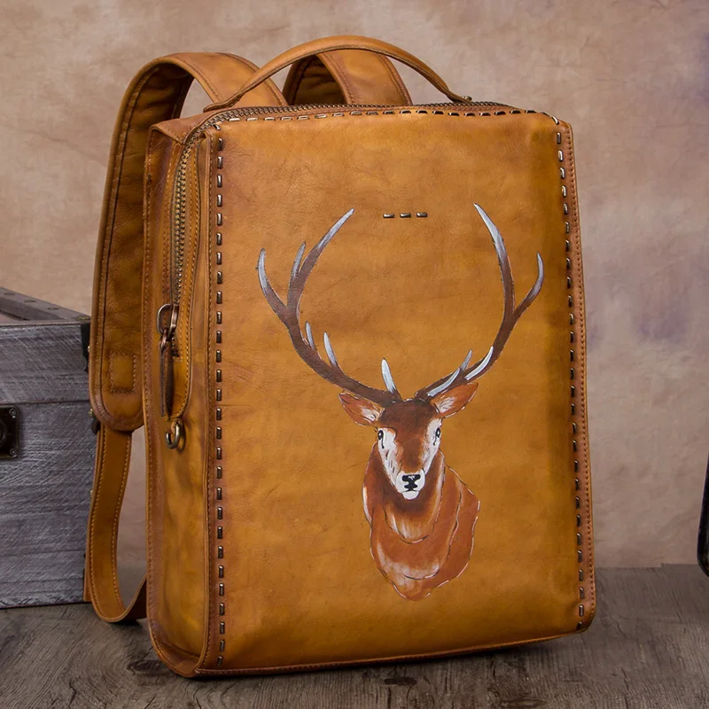 Рисунок 2 - Мужской рюкзак из натуральной кожи в стиле ретро