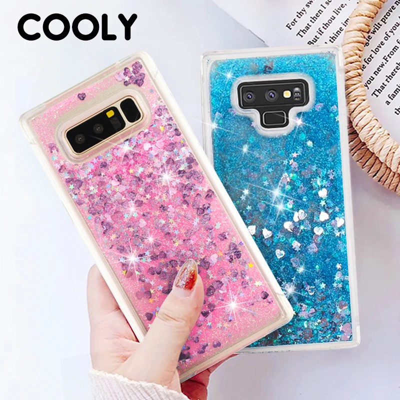 Жидкий блестящий чехол COOLY для Samsung Galaxy Note 9 чехлы 8 5 4 мягкий силиконовый из ТПУ |