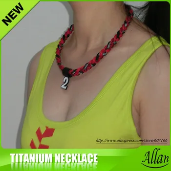 

200pcs Health Titanium necklace /silicone sport necklace/germanium necklace