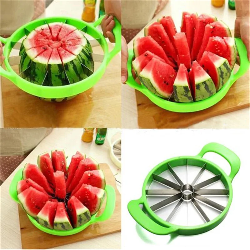 Watermelon slicer cutter wedger fruit kitchen corer divider peeler tooDS