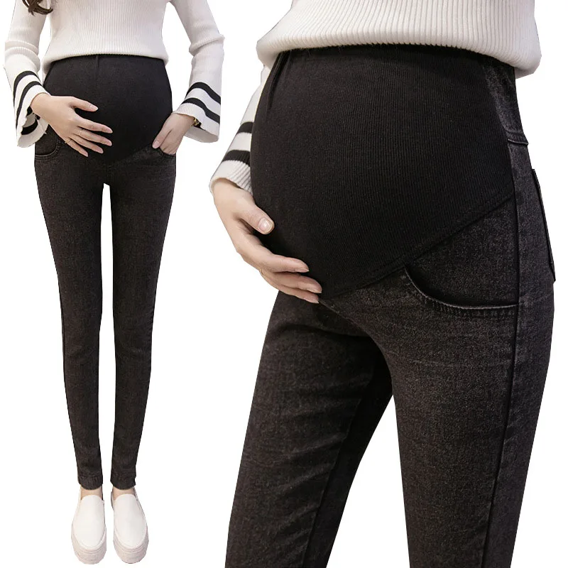Skinny Denim Maternity Jeans For Pregnant Women Lady Clothes Pregnancy
