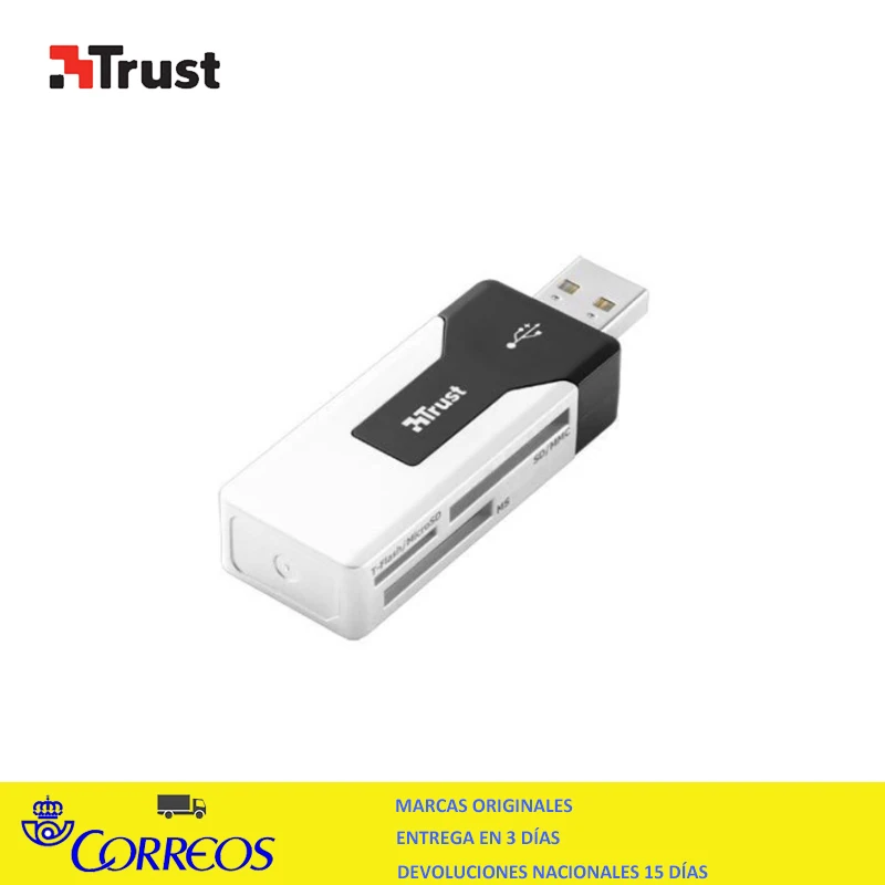 Доверия 36 в 1 мини высокое Скорость кард ридер CR 1350p USB 2 0 SD/Micro SD/MMC карты чтения