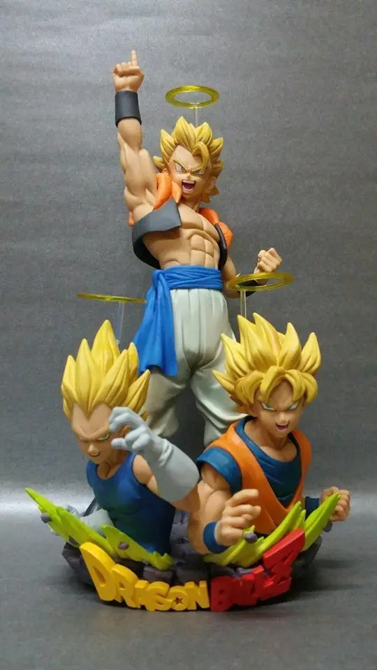Продажа Оригинал Banpresto Dragon Ball Z com: конфигурации gogeta Vol.1 и 2 Коллекция Рисунок-Супер Саян gogeta & Son Goku Вегета