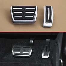 Автомобильный Стайлинг, газ, тормоз, нержавеющая педаль, крышка для новой Audi A4(B9) A5 Q5 Q7(4 м), нескользящая сталь, ножной ускоритель, аксессуары