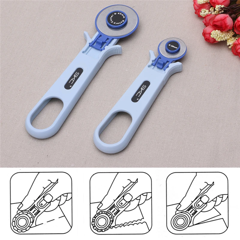 28/45mm Circular Cut Rotary Cutter Blade Patchwork Fabric Leather Craft