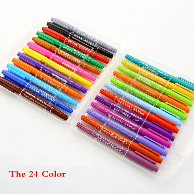 P82F Skin Tone Markers-Chisel & Brush Double Tipped Skin Color Markers-Pen  - AliExpress