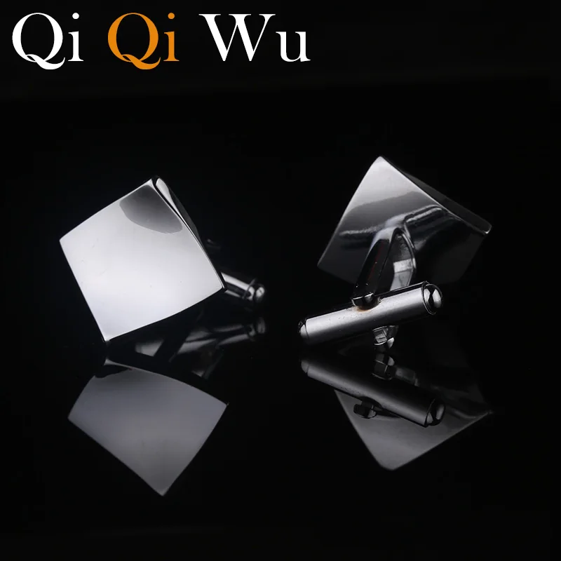 Персонализированные Запонки Qi Wu мужские запонки для свадьбы подарка жениха
