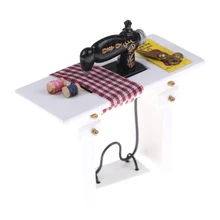 1:12 весы милые беговые дорожки швейная машина куклы дом ролевые игрушки миниатюрные украшения