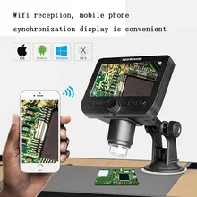4,3 дюймов Wifi микроскоп 1000X1080 P lcd цифровой микроскоп цифровой электронный микроскоп промышленный инструмент для тестирования технического обслуживания