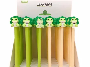 

new fruit animal style gel Pen Ink Pen School prize Office writing Supply student Stationery gift black Neutral pen 36pc/lot