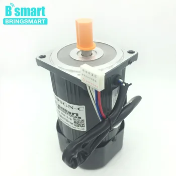 

Bringsmart 5M90GN-C 90W 220V AC High Speed Motor 1400/2800rpm Reversible Regulation Motor +Speed Controller Optical Axis