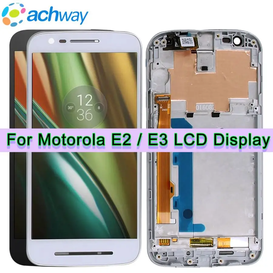

Original Tested Screen for Motorola E3 XT1700 LCD Touch Screen Digitizer Assembly for Moto E3 XT1706 Display Replace E2 XT1505