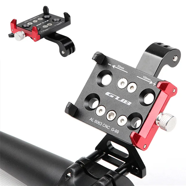 GUB металлический MTB велосипедный держатель для телефона Подставка для руля регулируемый угол W/Gopro камера/соединительный модуль для фонарика