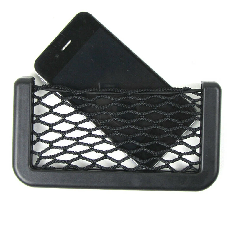Car Net Bag Elastic Side Door Storage Pocket Auto Phone Holder Bags-Organizer