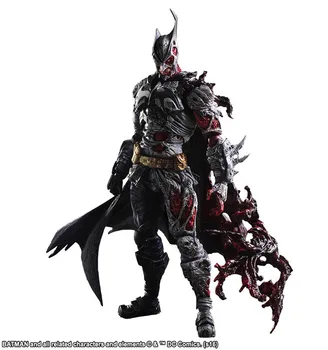 

NEW 1pcs 27CM pvc anime figure Play Arts batmanaction figure collectible model toys brinquedos