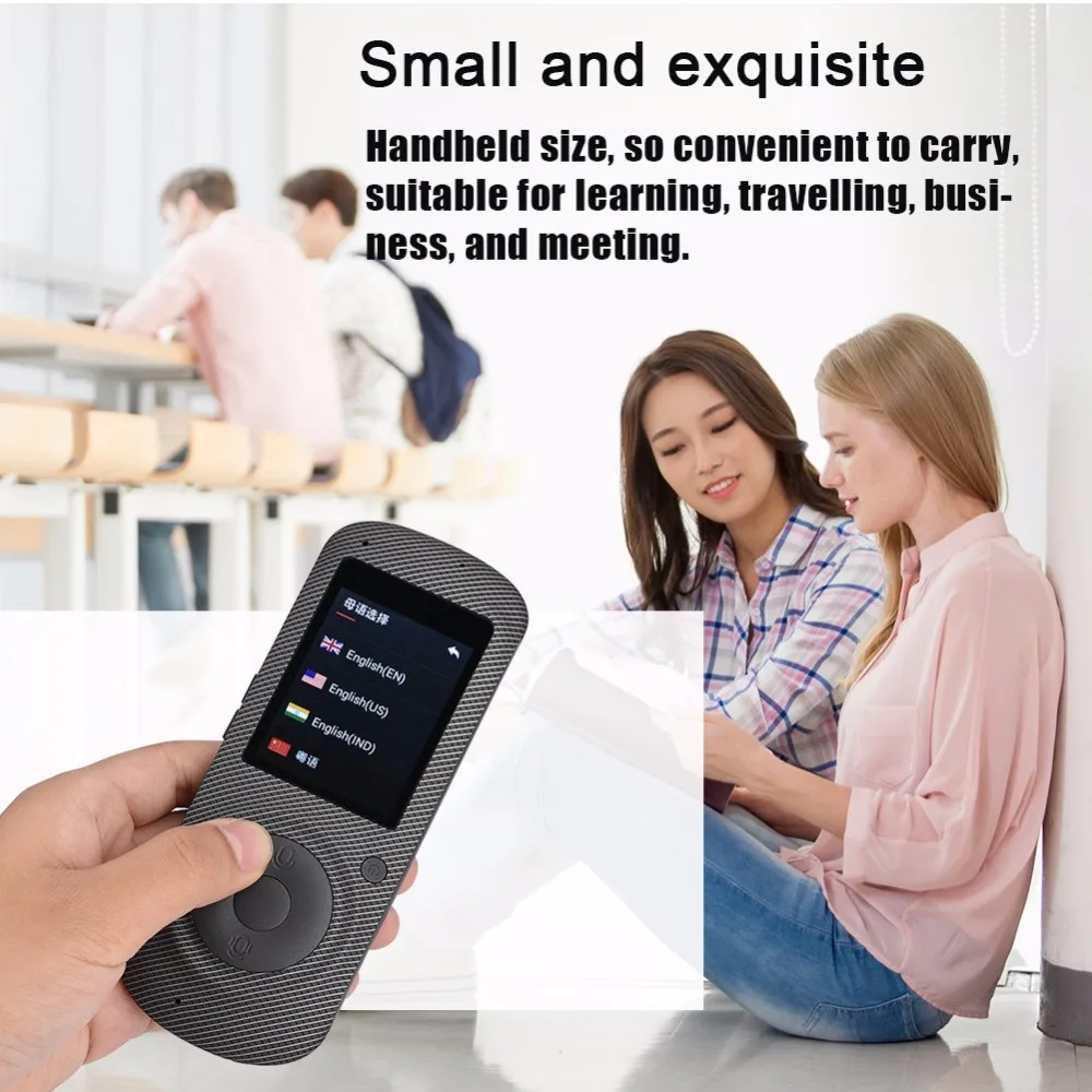 

2.4 Inch Touch Screen WiFi Portable Intelligent Voice Translator Two-Way Real Time Multi-Language Translation Pocket Translator
