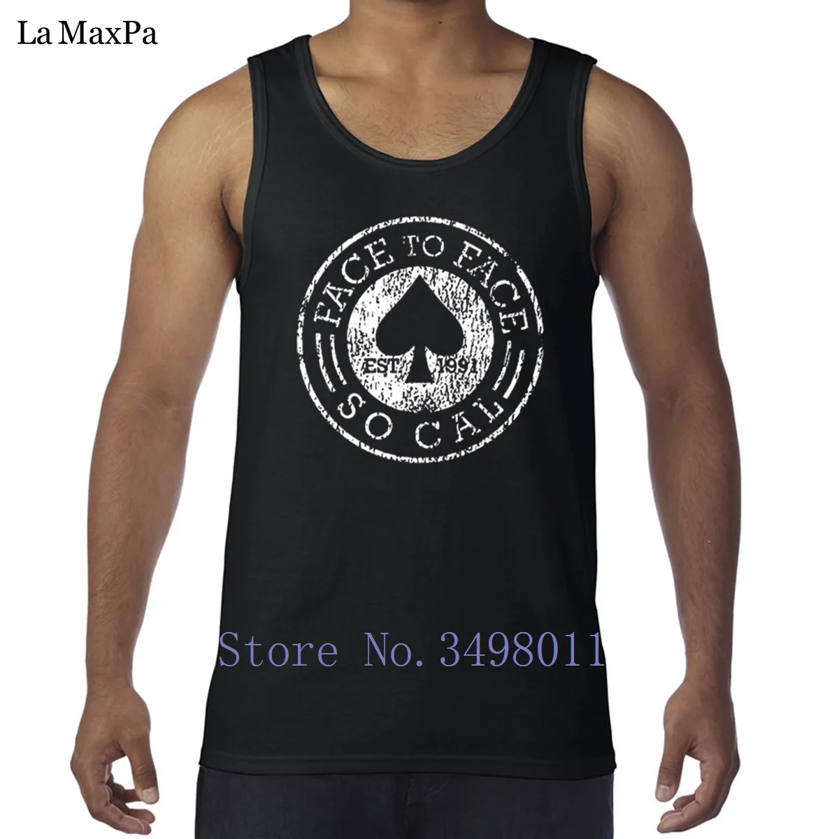 Оригинальные мужские майки с принтом лицом к лицу в стиле панк-рок, мужские майки, Аутентичные мужские майки без рукавов, рубашки подходящего размера плюс 3xl