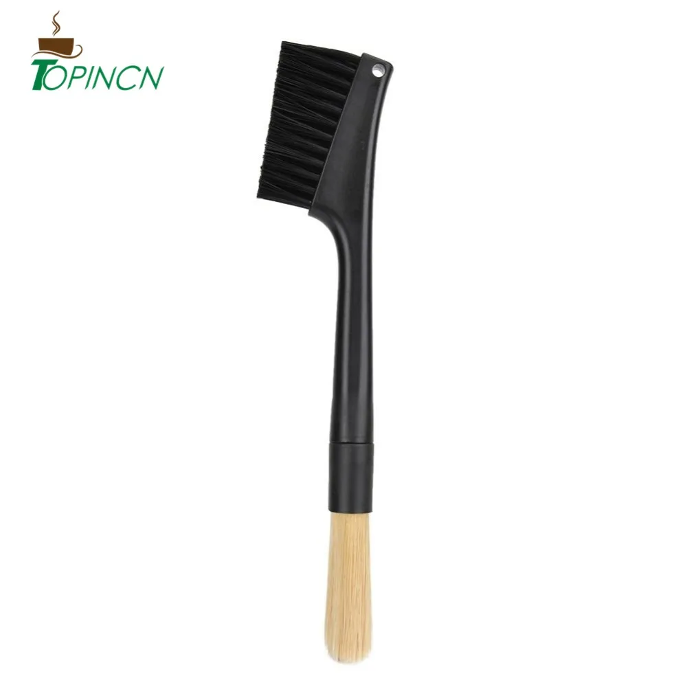 

Removable Double Coffee Brush Espresso Coffee Grinder Machine Cleaning Brush Matcha Dusting Tool