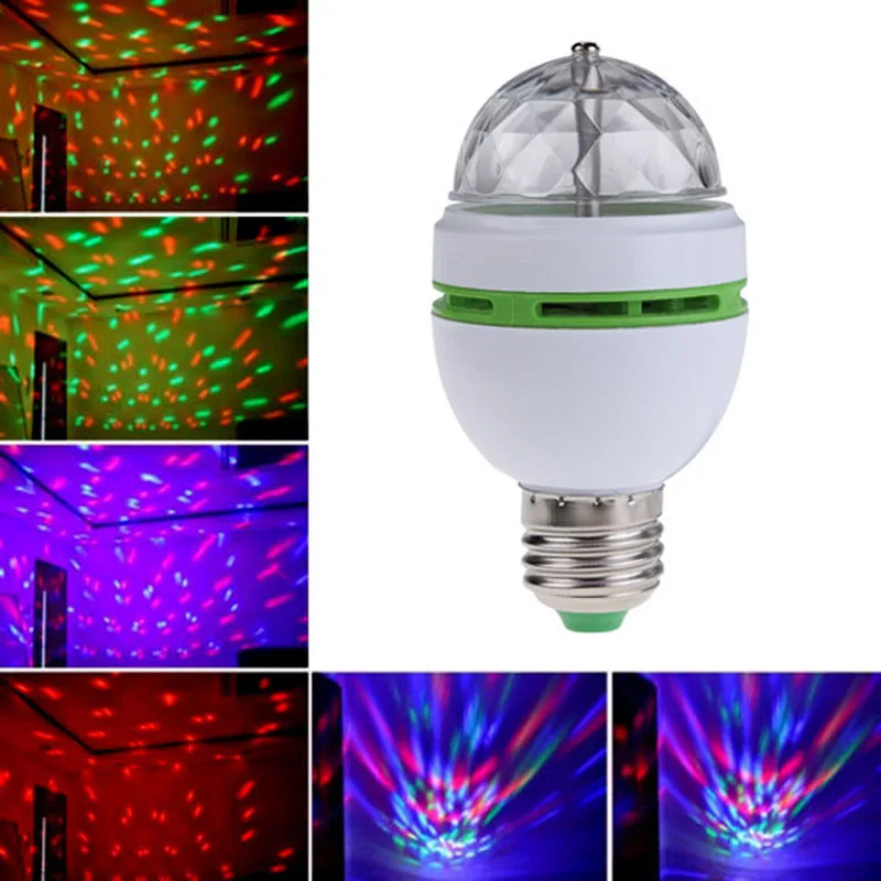 1X 6X 10X полноцветная светодиодная лампа 85-265 в 6 Вт RGB E27 Светодиодная Автомобильная