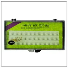 10 шт. натуральный готовых объем ресниц поклонников V Форма объем поклонников Flare Наращивание ресниц