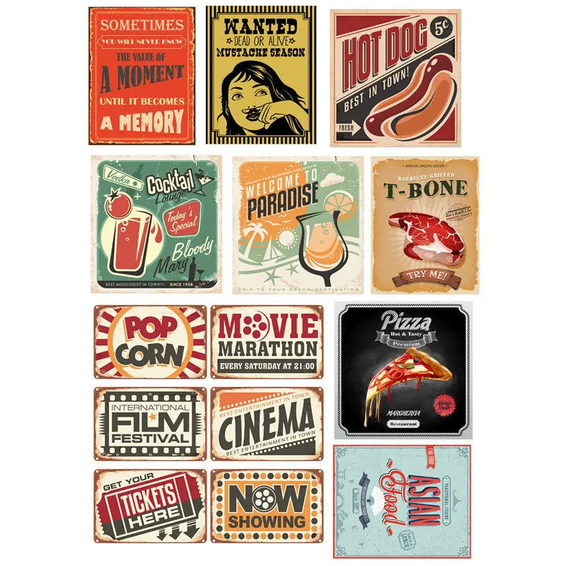 

2 pcs/lot Retro Ticket Decor Mohamm Planner Diary Sticker Pack Post It Notebook Agenda Bullet Journal Stickers Scrapbooking
