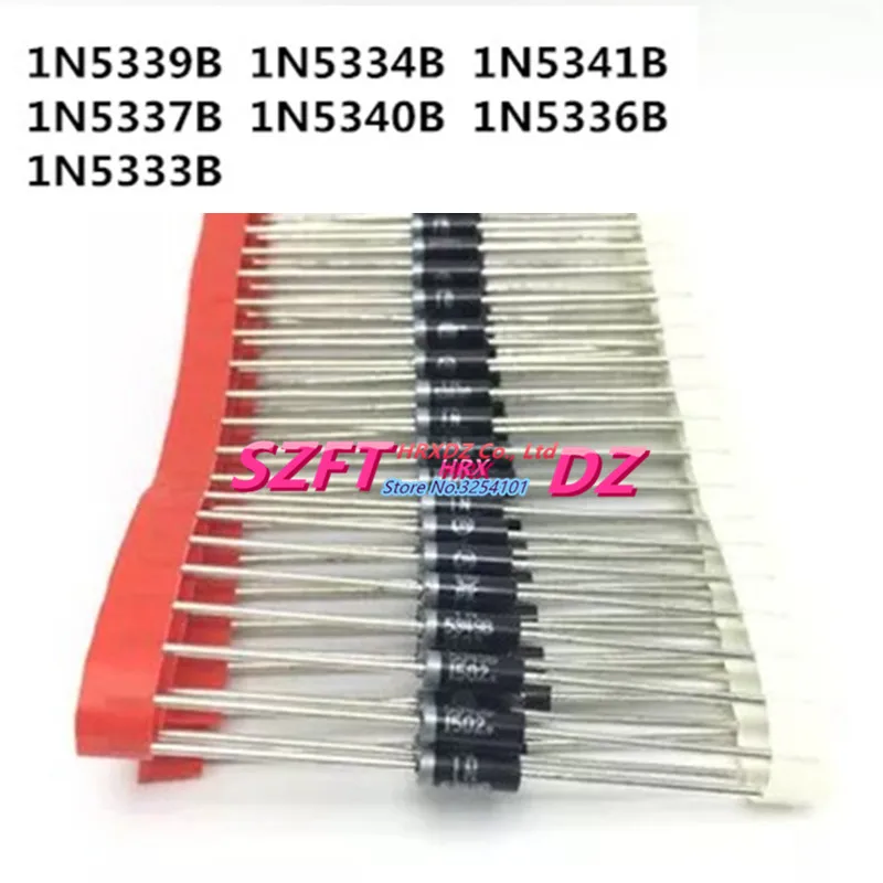

SZFTHRXDZ Wholesale prices 50PCS 5W 1N5339B 1N5341B 1N5337B 1N5340B 1N5336B 1N5333B
