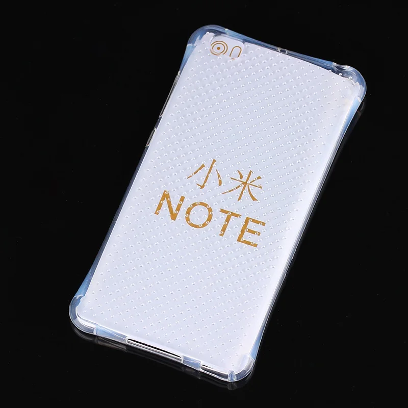 Phone Case For Xiaomi Note Clear Anti knock Drop Proof Protective Soft TPU For Xiaomi Note Mobile Phone Housing with Spot