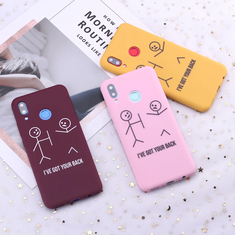 Силиконовый чехол для телефона Huawei Honor Mate 10 20 Nova P20 P30 P40 P Smart с милым цитатой о любви