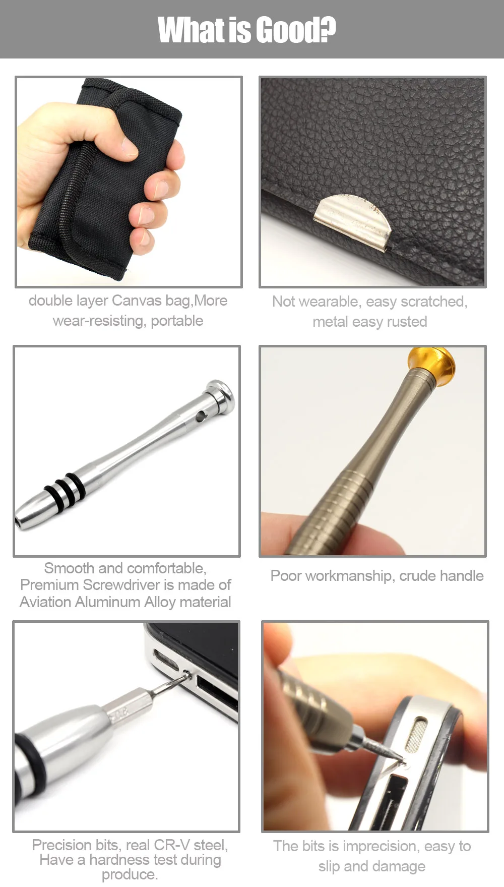 screwdriver PK canvas bag