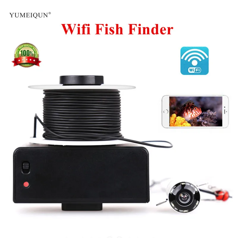 

Fishing Camera WIFI Wireless Fish Finder Underwater Camera for Fishing 20M Cable Infrared IR Night Vision WIFI Fish Camera